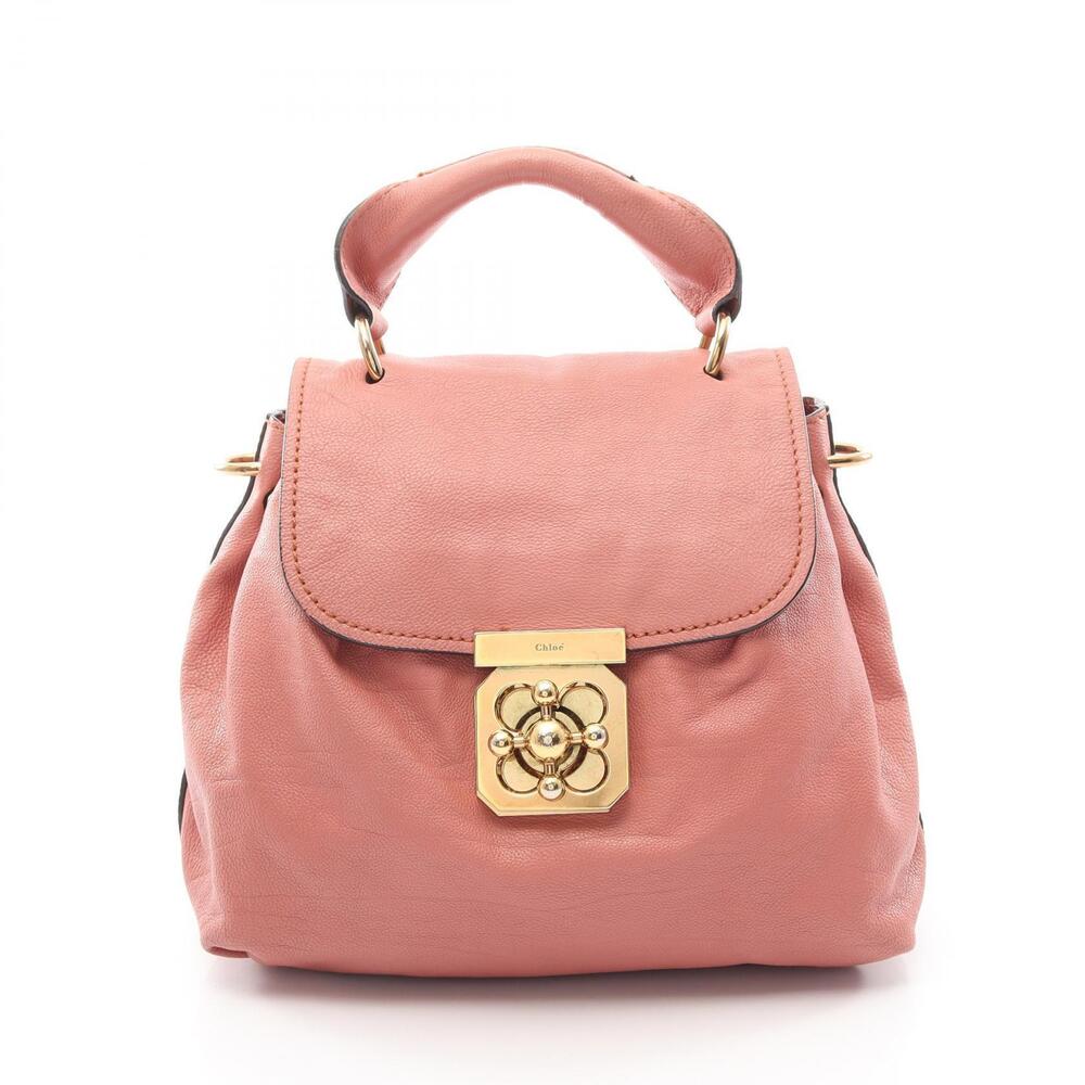 Chloe Elsie Handbag Leather Pink